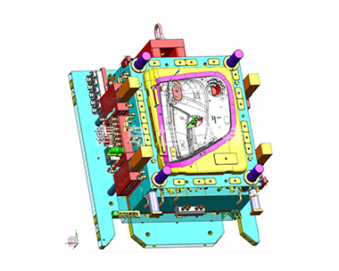 汽車(chē)門(mén)板后模